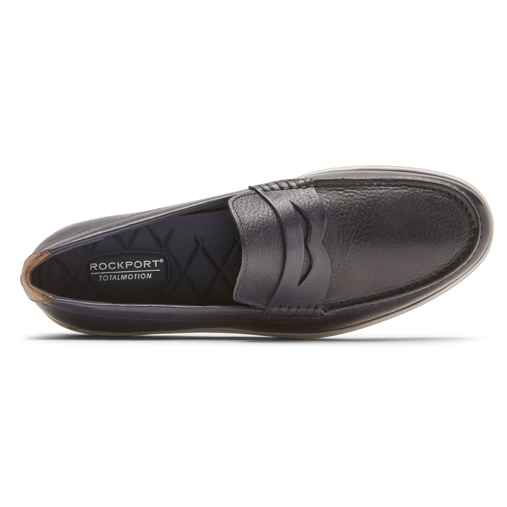 Rockport Loafers Herr Blå - Total Motion Lite Penny - QVMBI7508